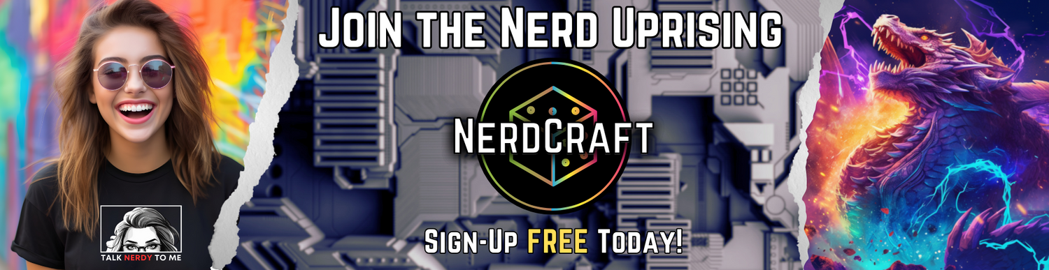 NerdCraft website banner