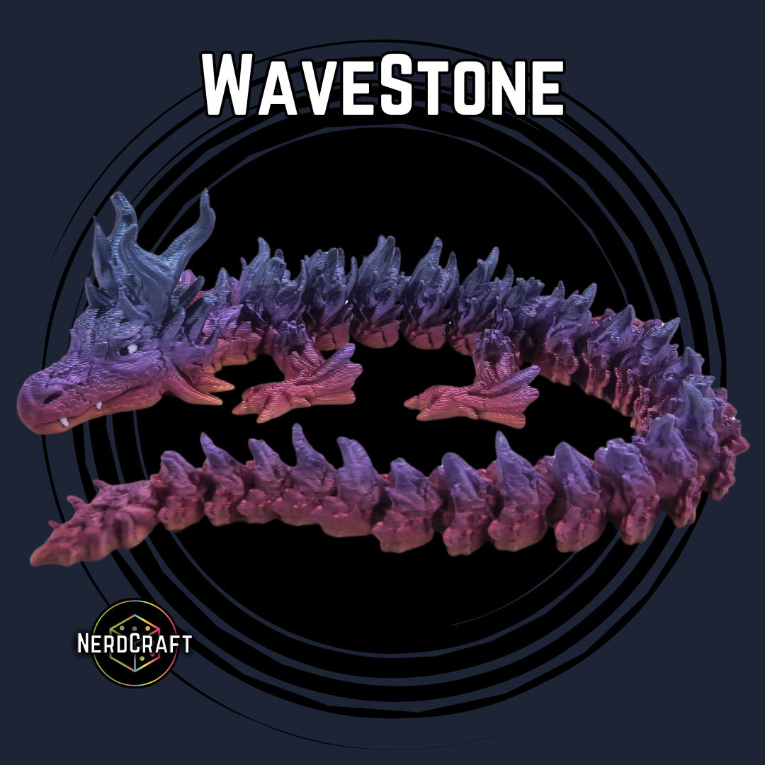 3D Printed Fidget Dragon Product Image for WaveStone